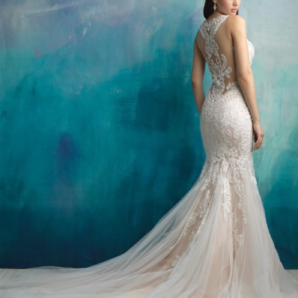 Beautiful wedding dress: size 10 - Picture 2 of 7